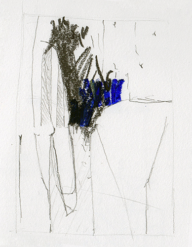 blue sketch